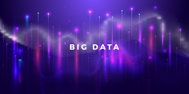 Big data concept achtergrond