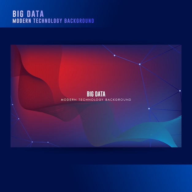 Vector big data-concept achtergrond