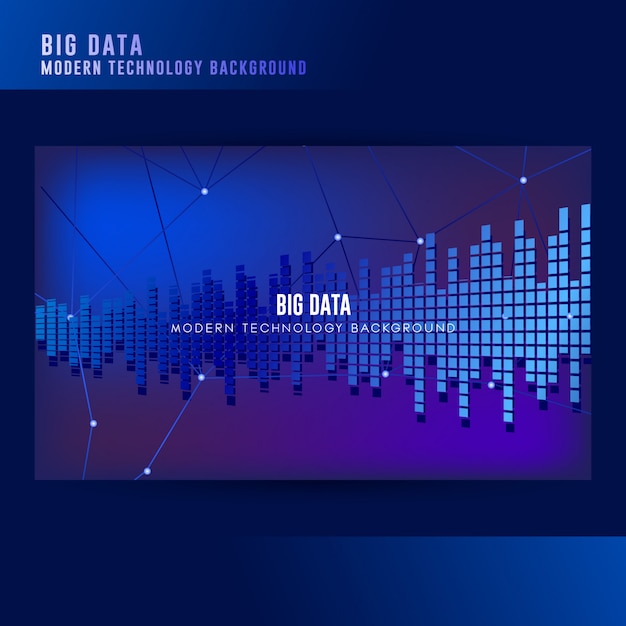 Vector big data-concept achtergrond