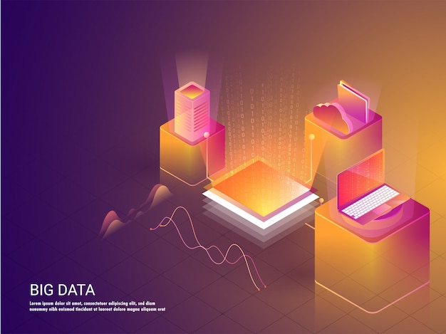 Дизайн целевой страницы на основе данных big data.