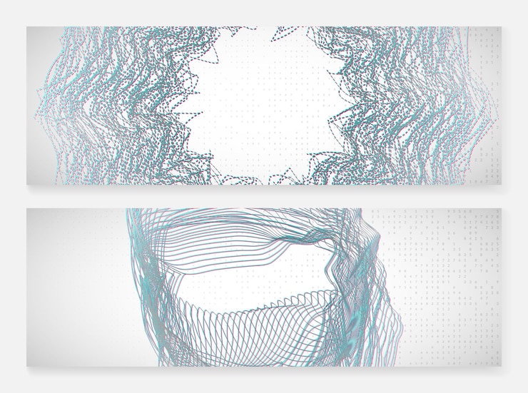 Vector big data concept. digital technology abstract background. artificial intelligence and deep learning. tech visual for information template. modern big data concept backdrop.