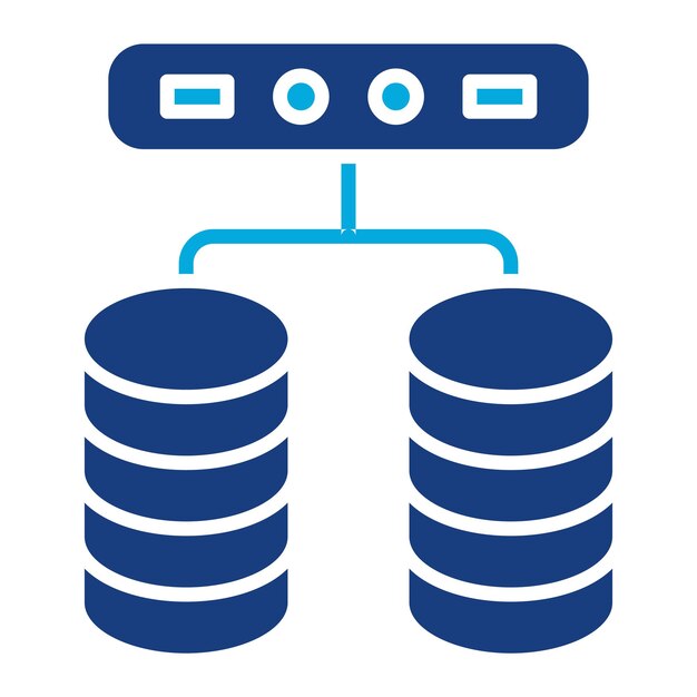 Big Data Duotone illustratie