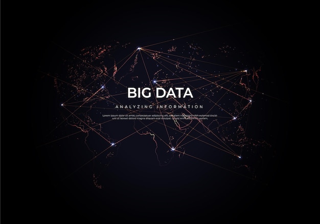 big data of future technologies, computer generated abstract