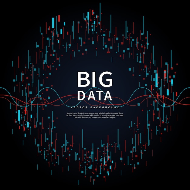 Vettore big data delle tecnologie future