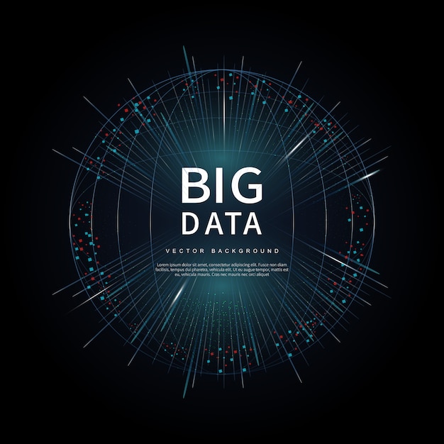 Vettore big data delle tecnologie future