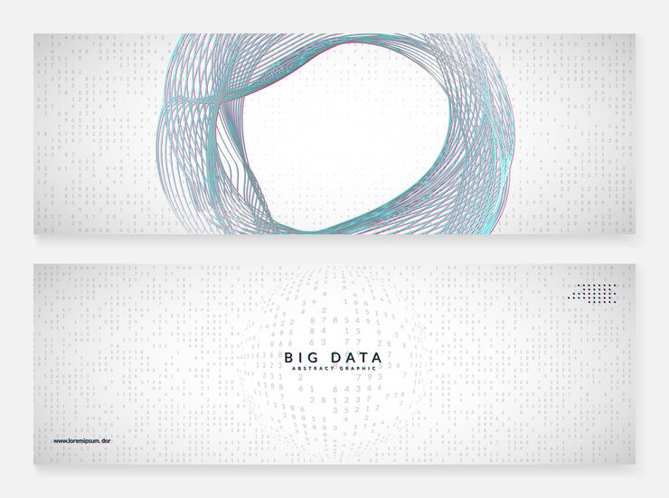 Vector big data learning. digital technology abstract background. artificial intelligence concept. tech visual for connection template. neural big data learning backdrop.