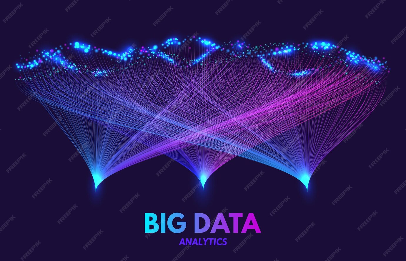 Premium Vector | Big data sort complex database information sorting ...
