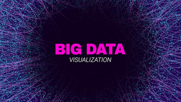 Big data visualisatie informatie fractal