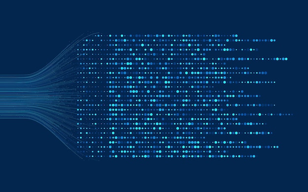 Vector big data visualisatie sociaal netwerk financiële analyse van complexe databases data mining vector technologie achtergrond information analytics concept