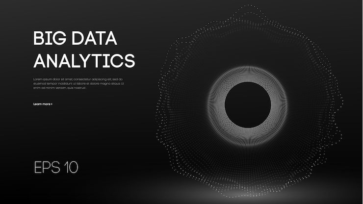 Vector big data visualization background 3d big data connection background cyber technology ai tech wire network futuristic wireframe data visualisation vector illustration artificial intelligence