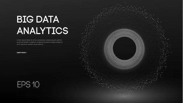 big data visualization background 3d big data connection background cyber technology ai tech wire network futuristic wireframe data visualisation vector illustration artificial intelligence