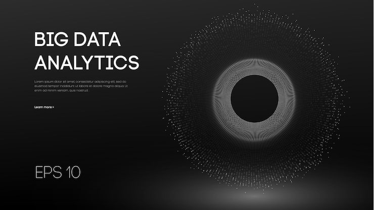 Vector big data visualization background 3d big data connection background cyber technology ai tech wire network futuristic wireframe data visualisation vector illustration artificial intelligence