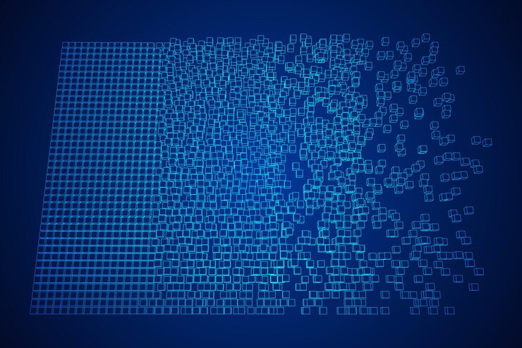 Premium Vector | Big data visualization machine learning algorithms ...