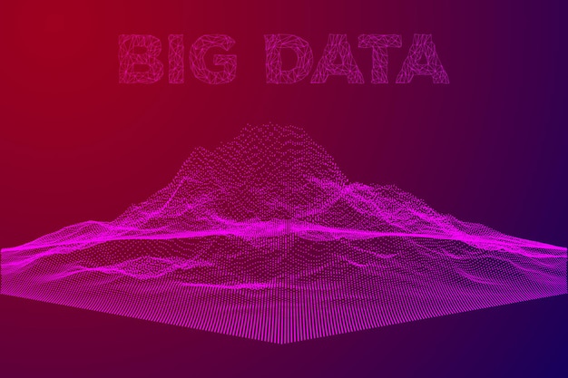 Visualizzazione di big data algoritmi di apprendimento automatico analisi delle informazioni dati visivi