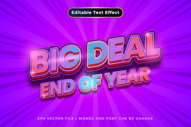 Vector big deal end of year