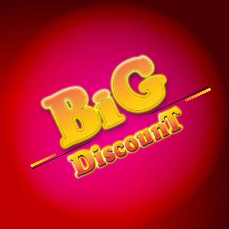 वेक्टर big discount design template banner