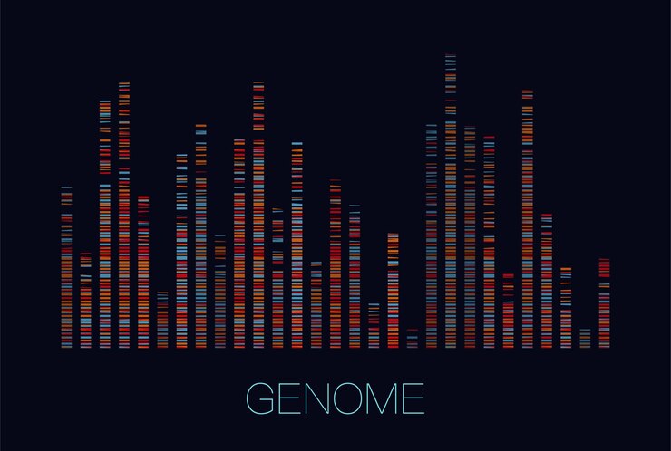 Vector big genomic data visualization