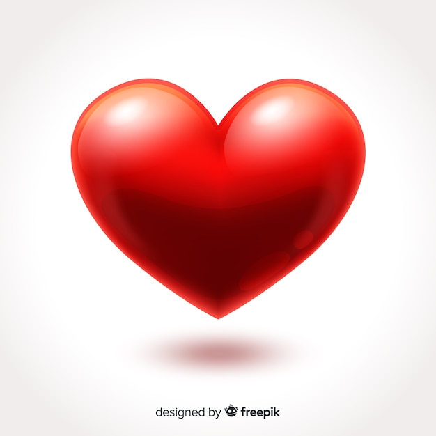 Vector big heart background