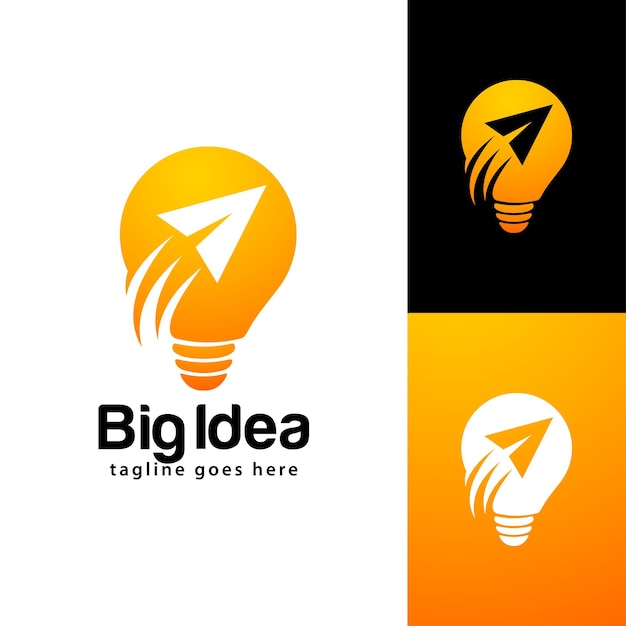 Big idea logo design template