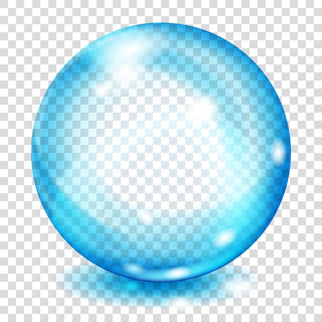 Grande sfera azzurra