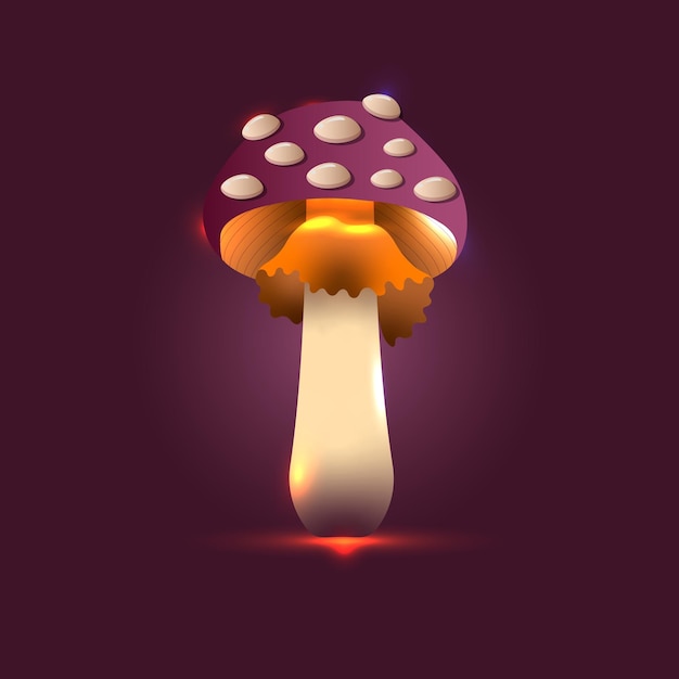 Big magic mushroom fly agaric