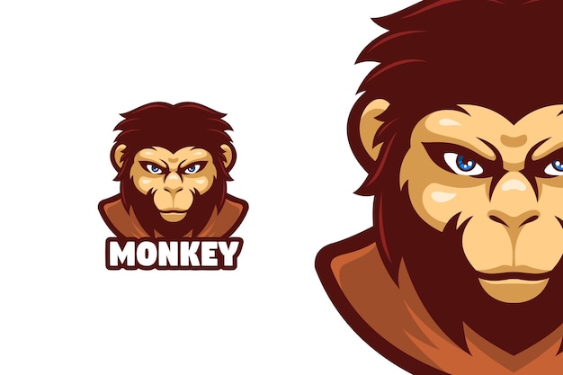 Big Monkey Mascot Logo Character