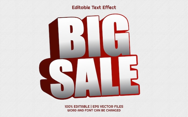 Big sale 3d editable text effect