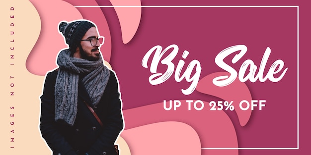 Vector big sale background design