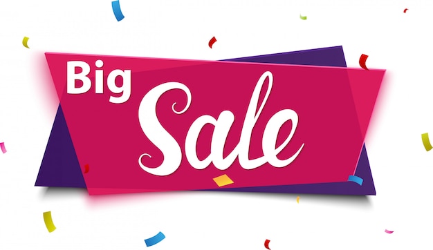 Big Sale banner design 