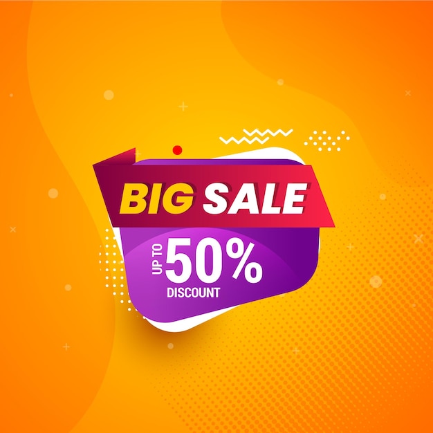 Big sale  banner design