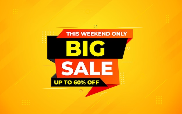 Big sale banner Special offer price label design Product discount festival tag design Super Sale
