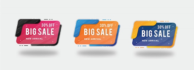 Big sale banner template design