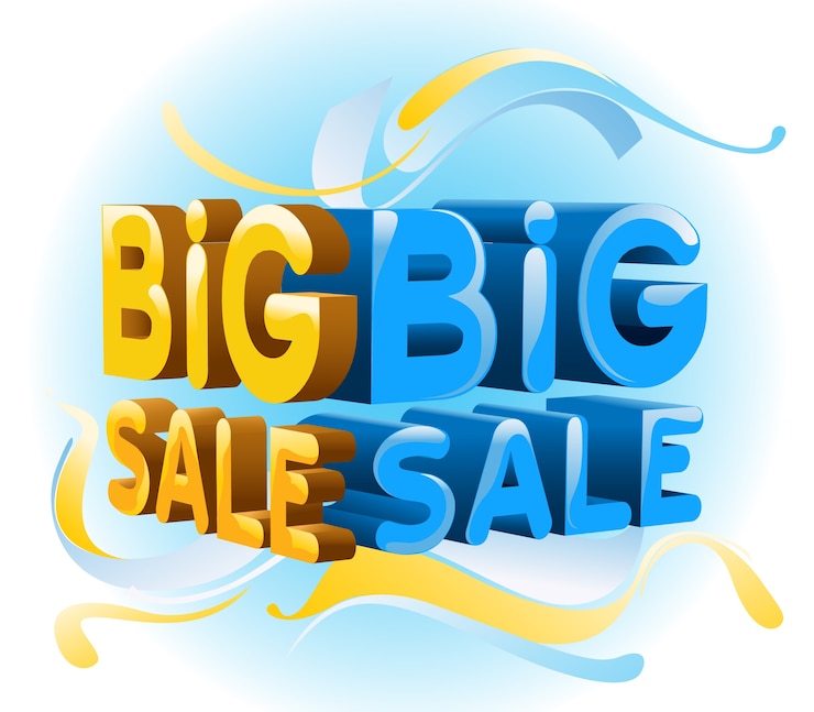 वेक्टर big sale design for brochure
