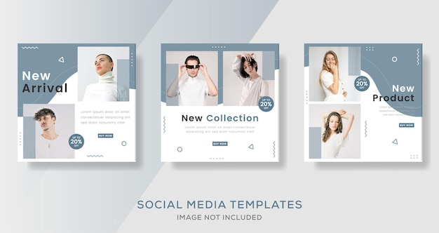 Big sale fashion banner template for social media premium vector