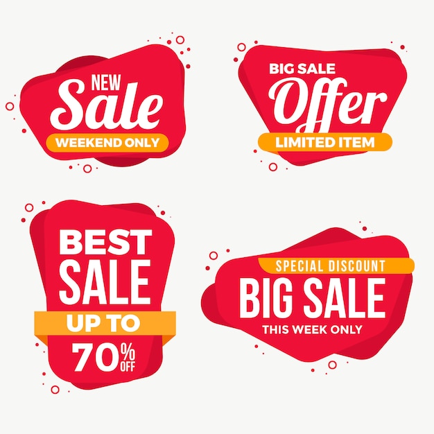 Big sale labels tags collection