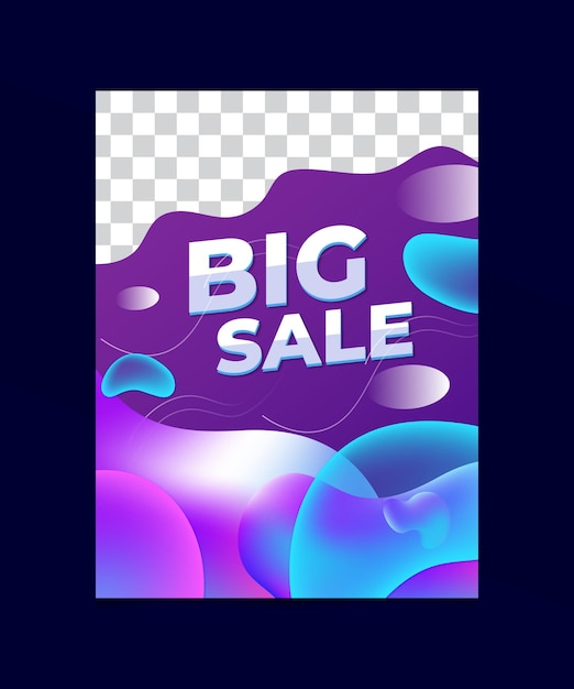 Big Sale Poster Banner Flyer Design vector EPS