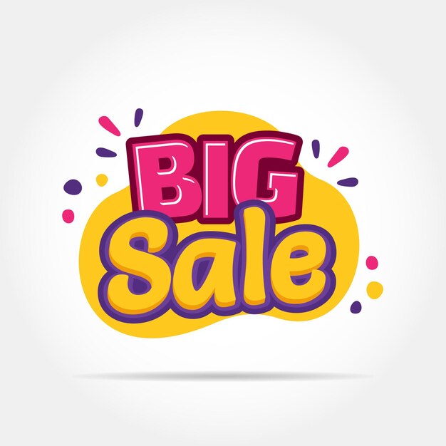 Vector big sale promo discount item product online shopping bonus badge sticker tags template