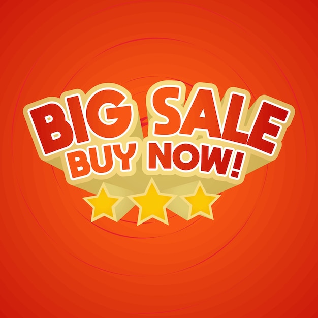 Big Sale promotion banner logo vector