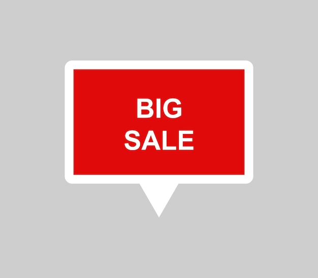 Big sale sign