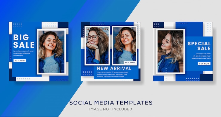Vector big sale social media instagram post template