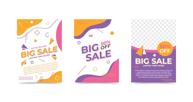 Big Sale Social Media Poster Banner