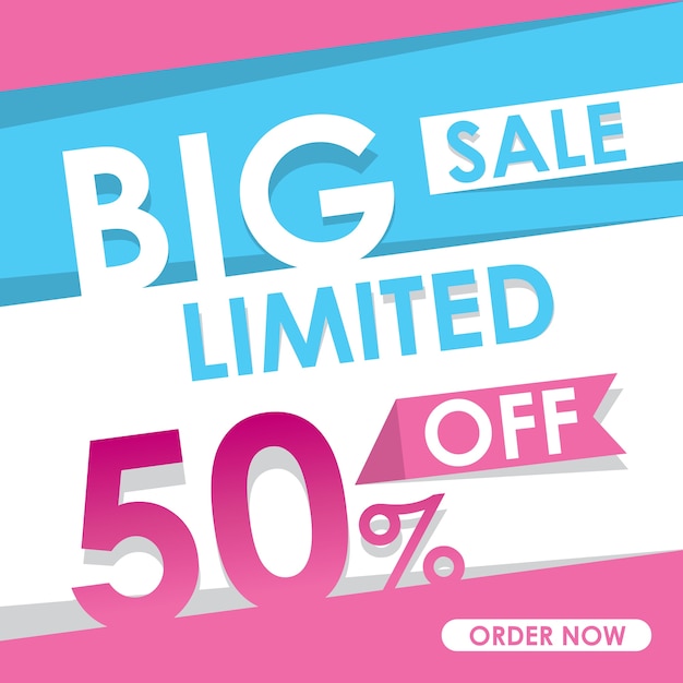 Big sale template design