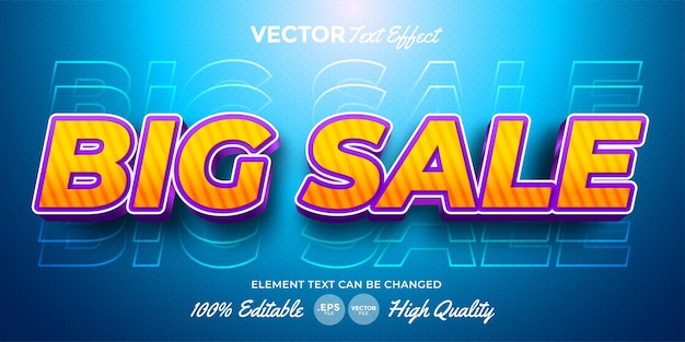 Big Sale Text Effect