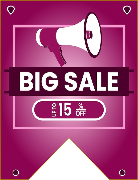 Big sale up to fifteen percent off