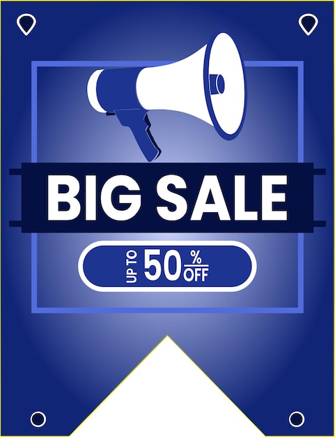 Big sale up to fifty percent off