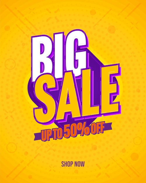 Big sale up to  percent off discount marketing offer