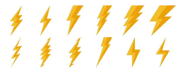 Big set of Lightning icons