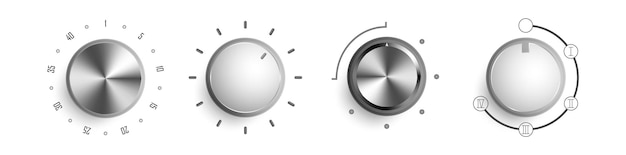 Vector big volume knobs set