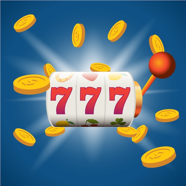Vettore big win slot 777 banner casino