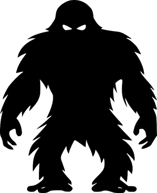 Vector bigfoot high quality vector logo vector illustration ideal for tshirt graphic